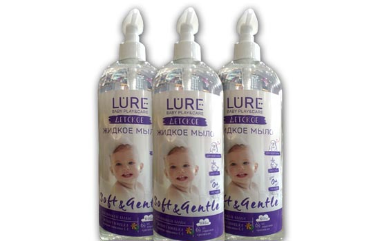 Детское жидкое мыло LURE с экстрактом ромашки